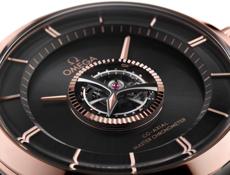 It is the brand's first manual-winding model that is equipped with central tourbillon.