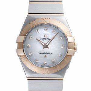 The female replica watch has white dial.